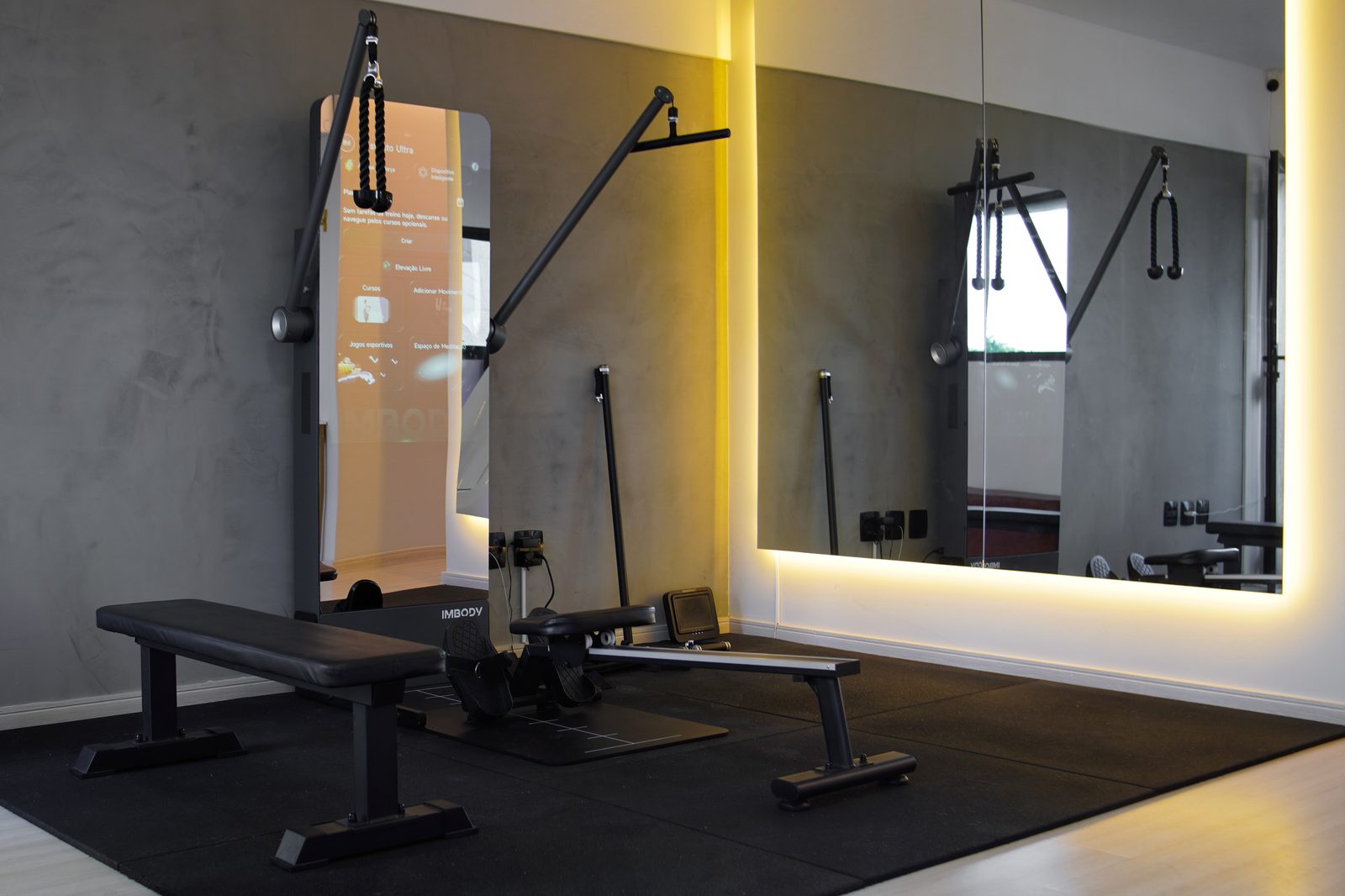 Sala de treino da ULTRA Wellness
